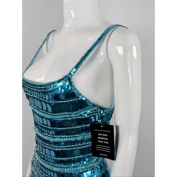 Retrofete Monae Sequin Dress Size Small $1195 - Picture 13 of 16